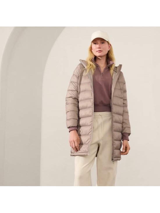 Athleta Jackets & Blazers - Athleta Aire Puffer Parka Jacket
Women's M Feather Tan
Style 473132